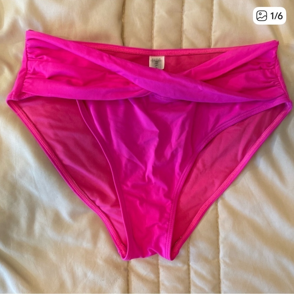 Vibrant Pink Bikini Bottom - Picture 7 of 7